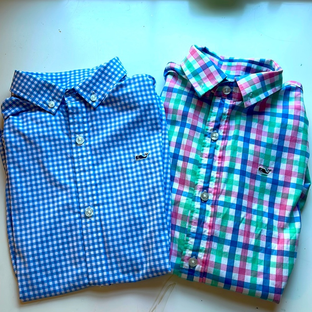 Two EUC boys vineyard vine button downs